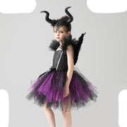 Girls Evil Dark Fairy Costume