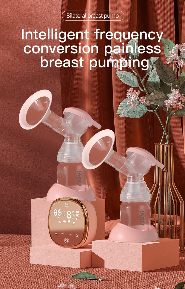 Double Electric Breast Pumps 4 Modes