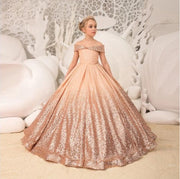 Scoop Ball Gown Prom Dress