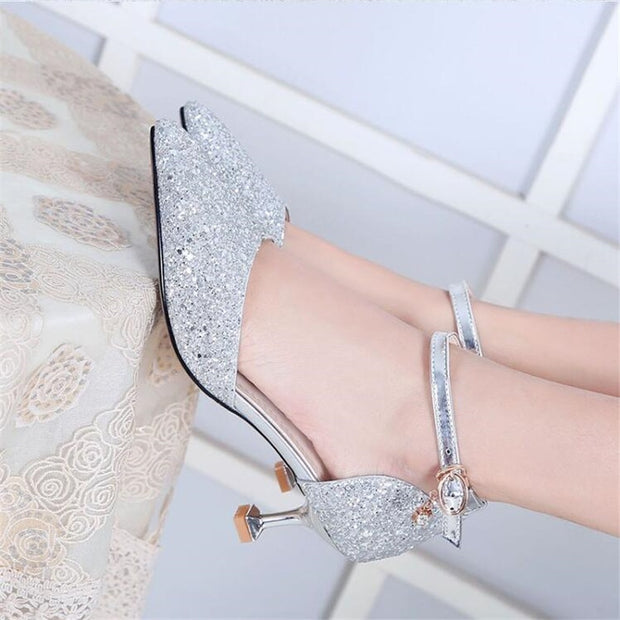 Girls Stiletto Heel Princess Shoes