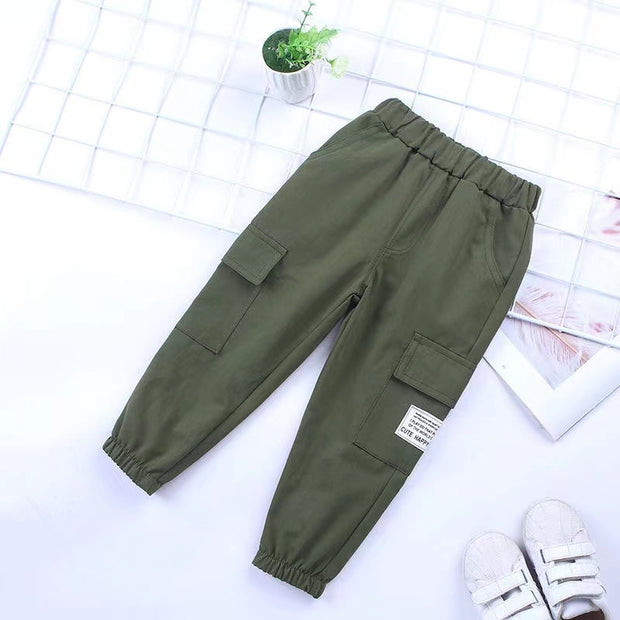 New Cotton Cargo Pants For 2-6 Years Old  Boys