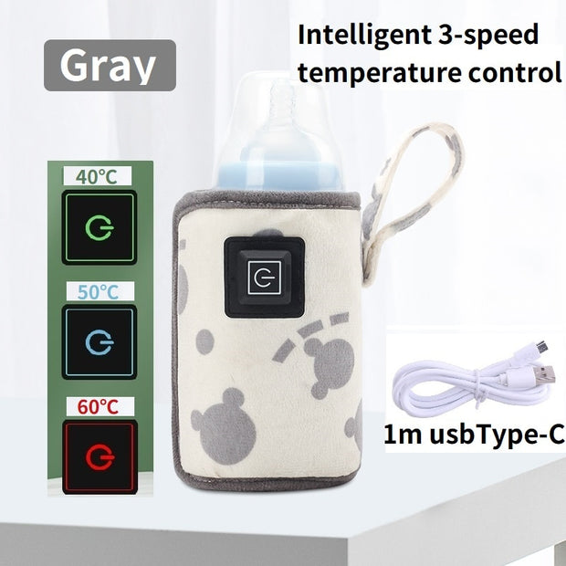 USB Milk, Water Warmer Stroller Insulated Bag