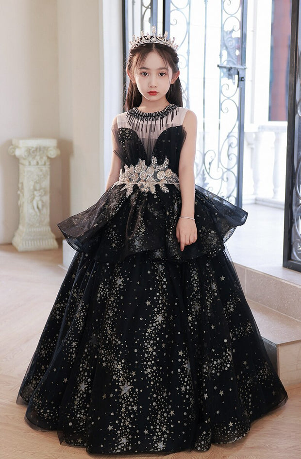 Elegant Black Gown Long Dress