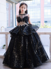 Elegant Black Gown Long Dress